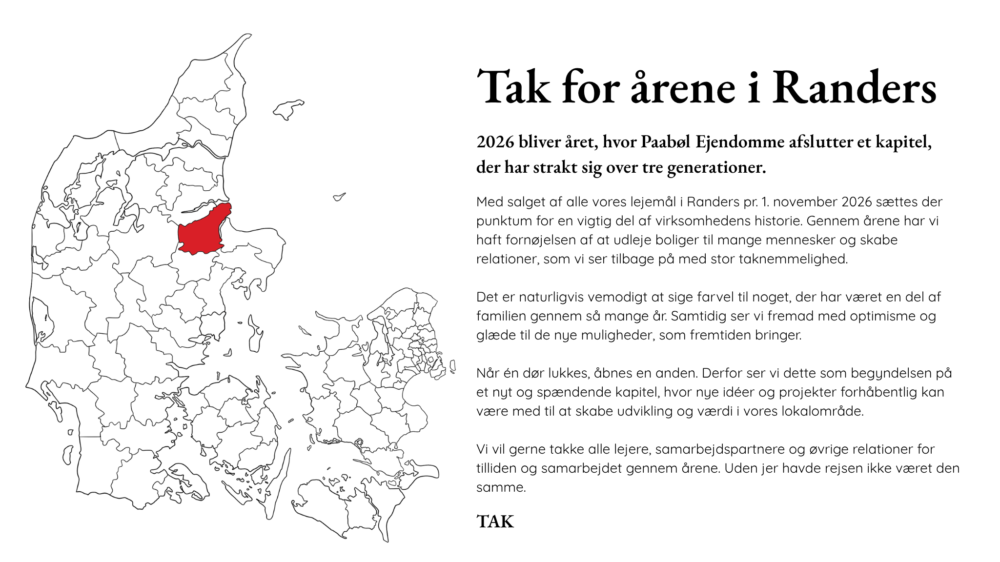 Tak for årene i Randers